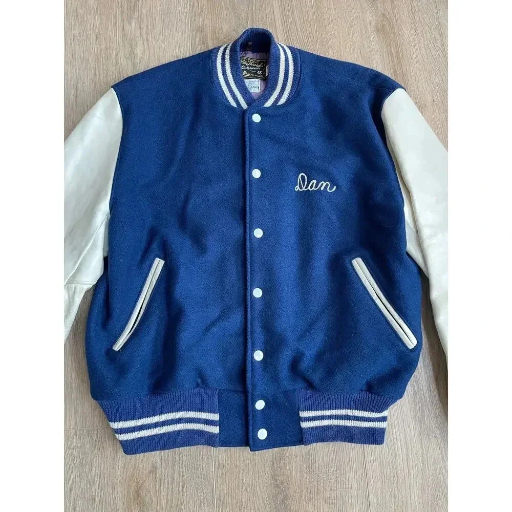 Rare Vintage Varsity Letterman’s Jacket Golden Thread Outerwear Classic Dan Prep - Picture 3 of 15